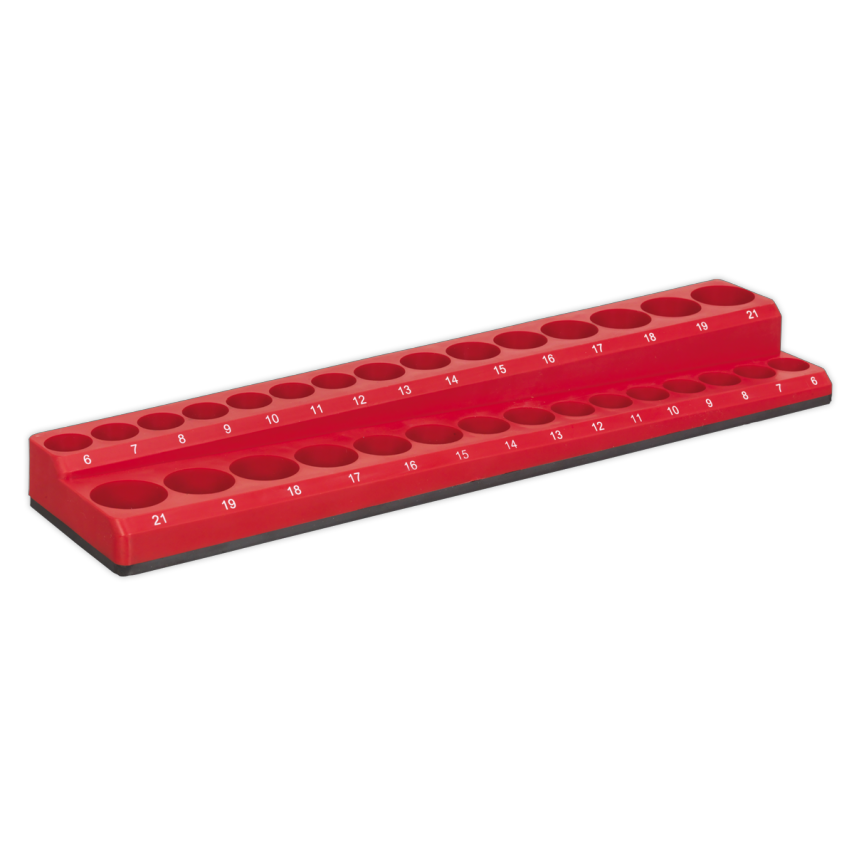 Sealey Socket Holder Magnetic 3/8"SQ. Drive Capacity 30 Sockets  - Picture 1 of 1
