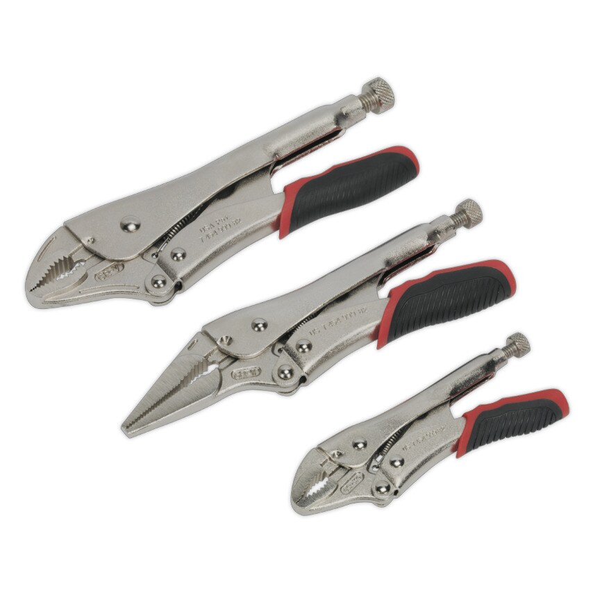 Sealey Locking Pliers Set 3PC Quick Release AK6863 at Zoro