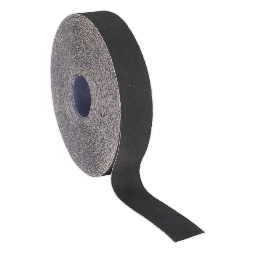 Sealey Emery Roll Blue Twill 25MM X 50M 120 Grit