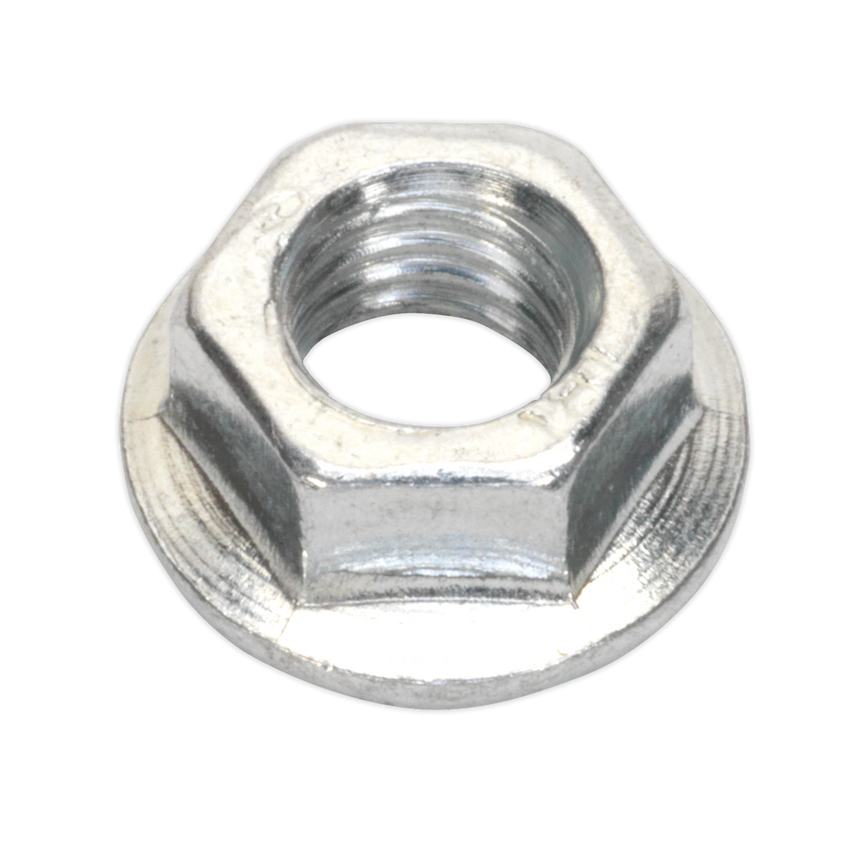 Sealey Flange Nut Serrated M5 Zinc DIN 6923 Pack of 100