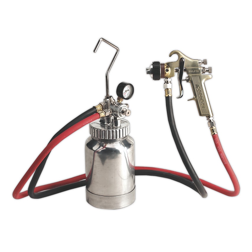 Sealey HVLP Pressure Pot System with Spray Gun & H at Zoro