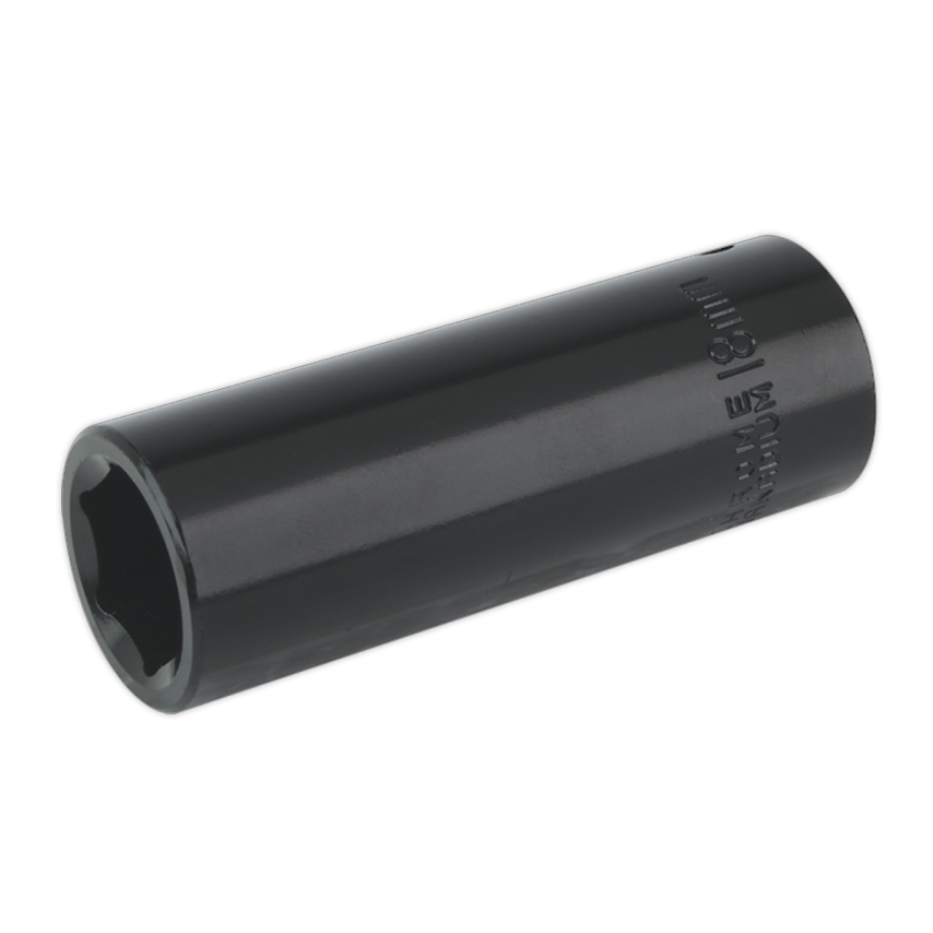 Sealey Impact Socket 18mm Deep 1/2" Square Drive