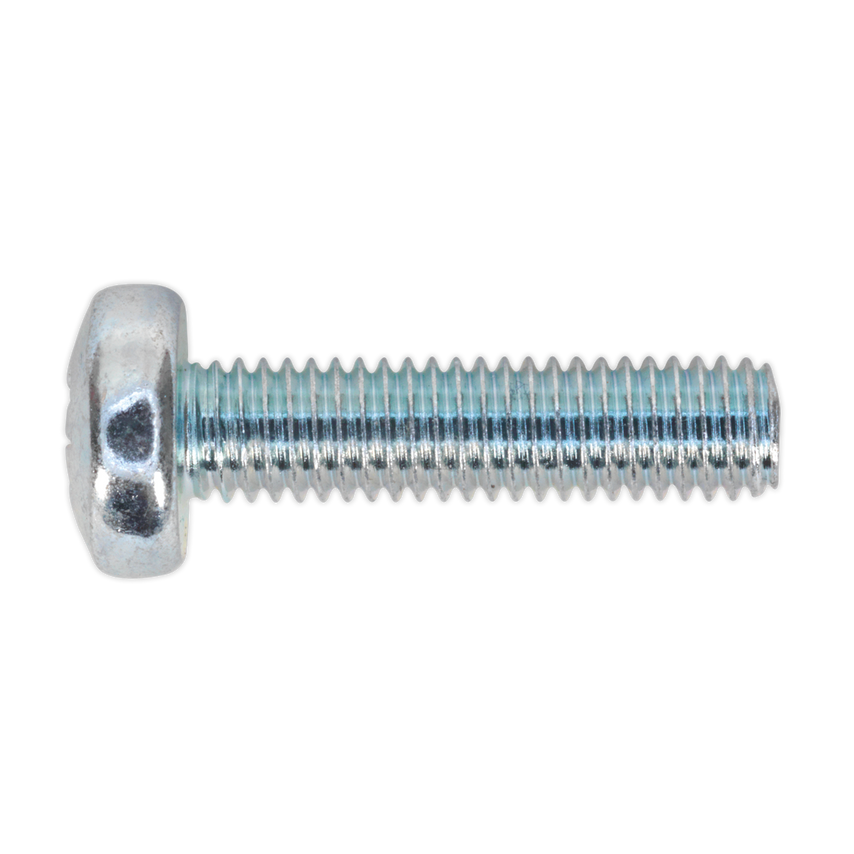 Sealey Machine Screw M5 X 20MM Pan Head Pozi Zinc DIN 7985Z Pack of 100