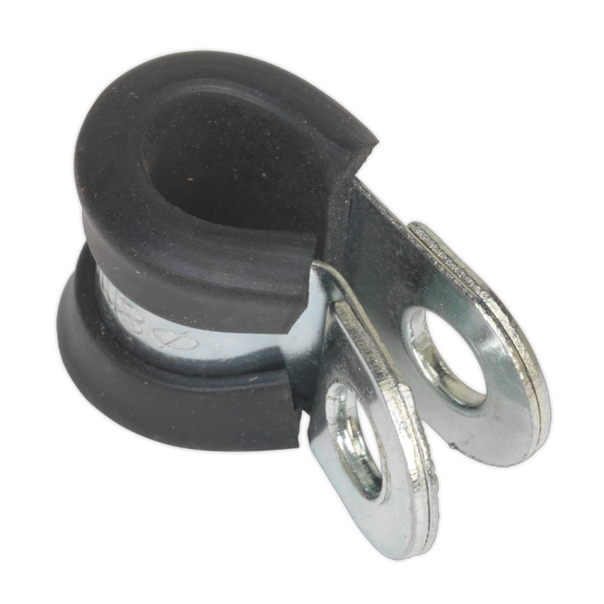 Sealey P-Clip Rubber Lined 8MM Pack of 25