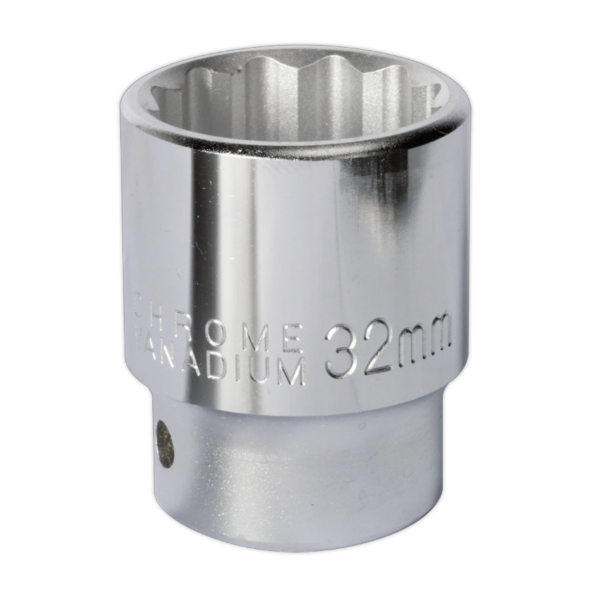 Sealey WallDrive Socket 32mm 3/4" Square Drive S34 at Zoro