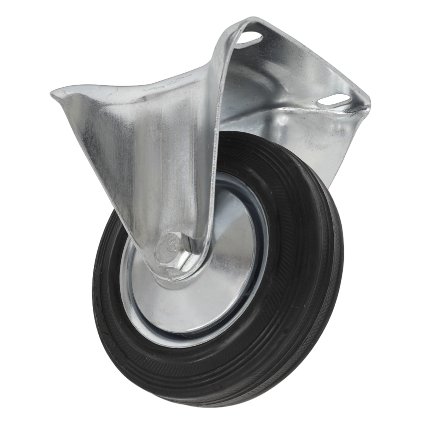 Castor Wheel Fixed Plate Zoro UK
