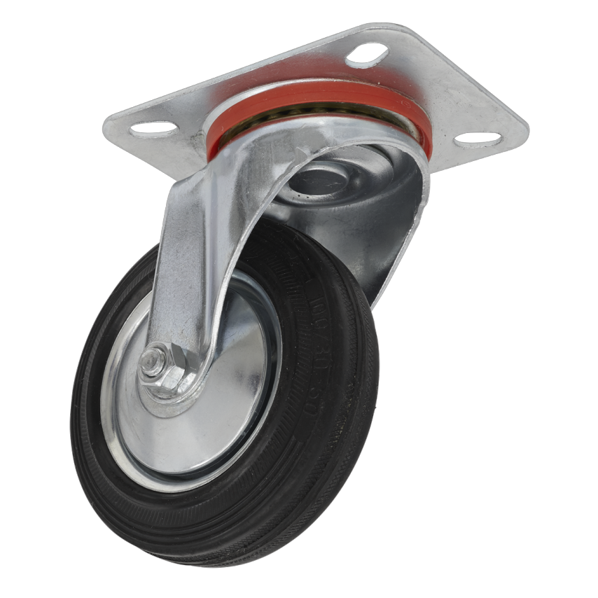 Castor Wheel Swivel Plate Zoro UK
