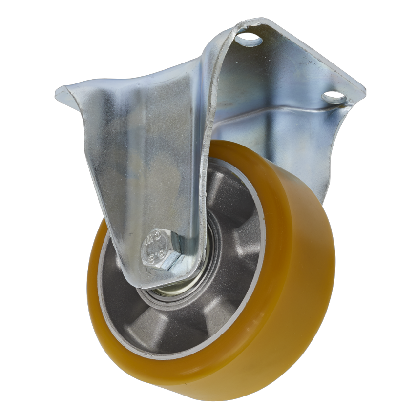 Shop Sealey Castor Wheel Fixed Plate 125mm Storage & Handling