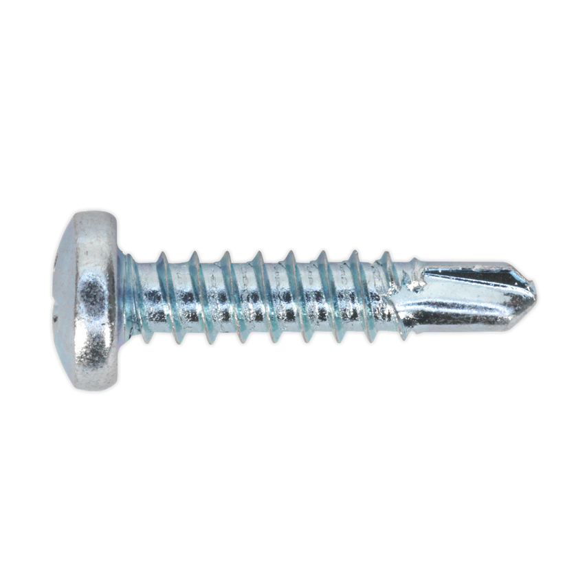 Sealey Self Drilling Screw 4.2 X 19MM Pan Head Phillips Zinc D7504N Pack of 100