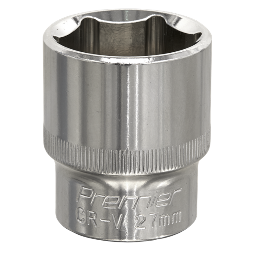 Sealey WallDrive Socket 27mm 1/2" Square Drive Ful at Zoro