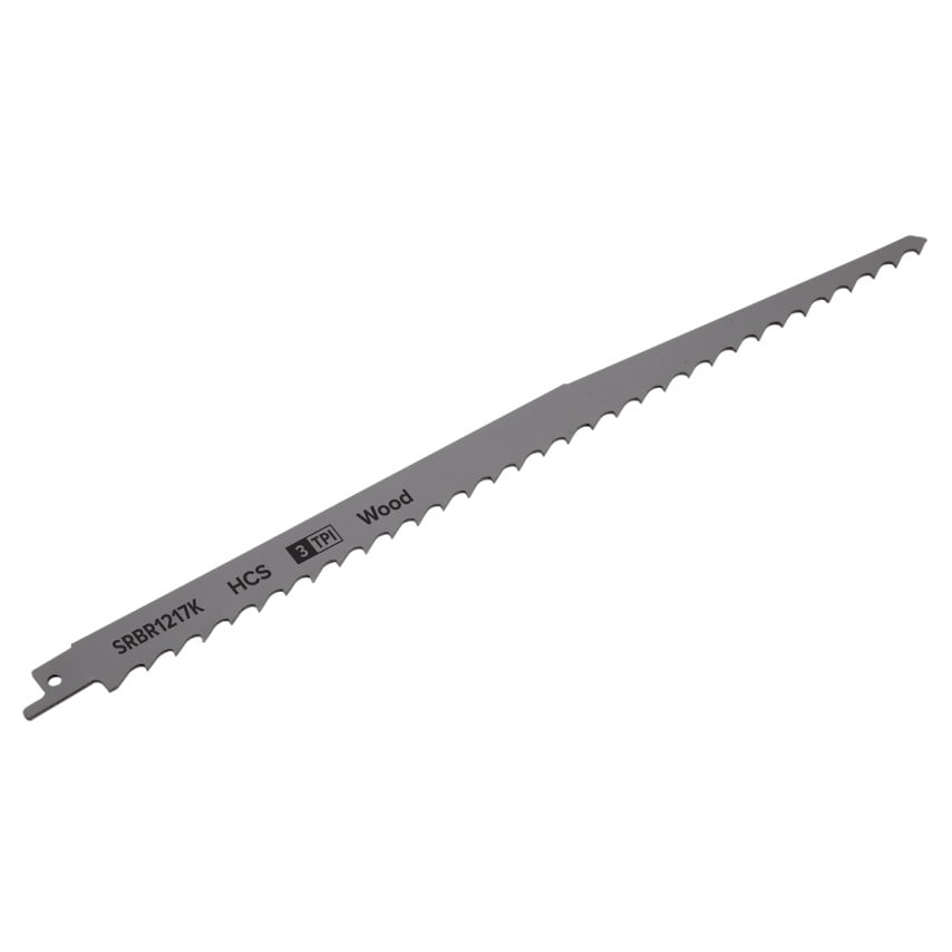 Sealey Reciprocating Saw Blade Pruning & Coarse Wood 300MM 3TPI Pack