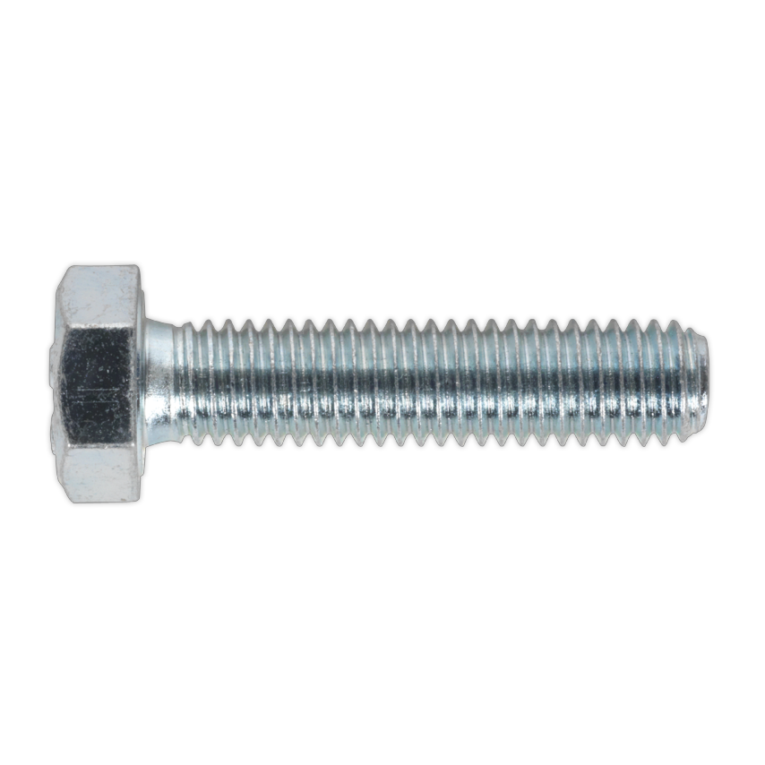 Sealey HT Set Screw M8 X 35MM 8.8 Zinc DIN 933 Pack of 50
