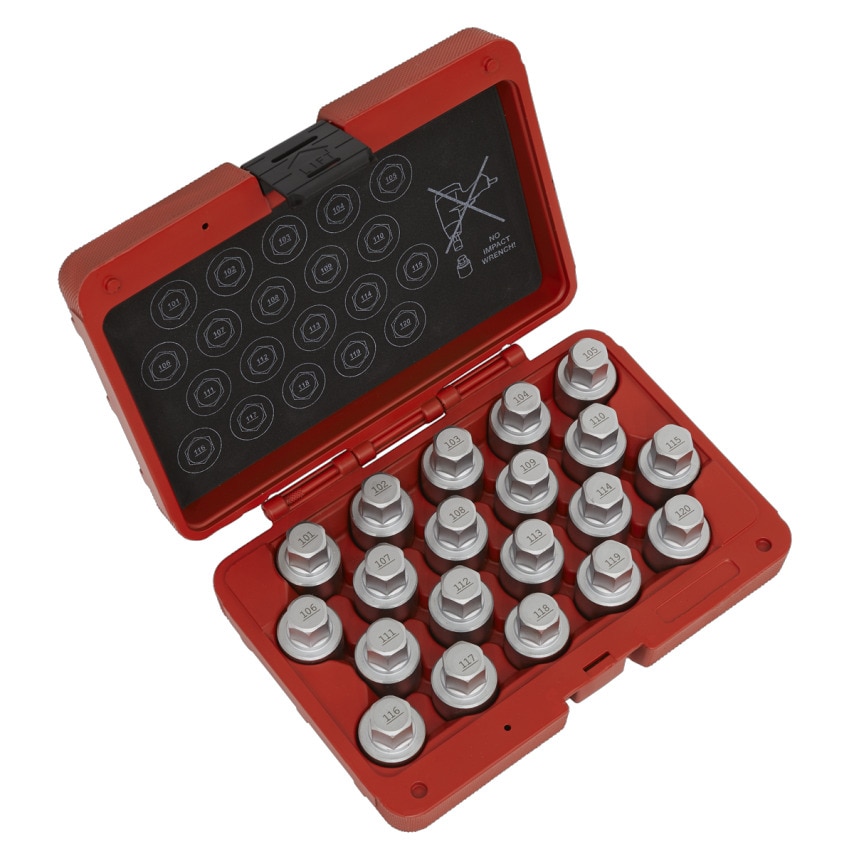Sealey Locking Wheel Nut Key Set 20PC VauxhallA at Zoro Sealey Locking Wheel Nut Key Set 20PC VauxhallA at Zoro