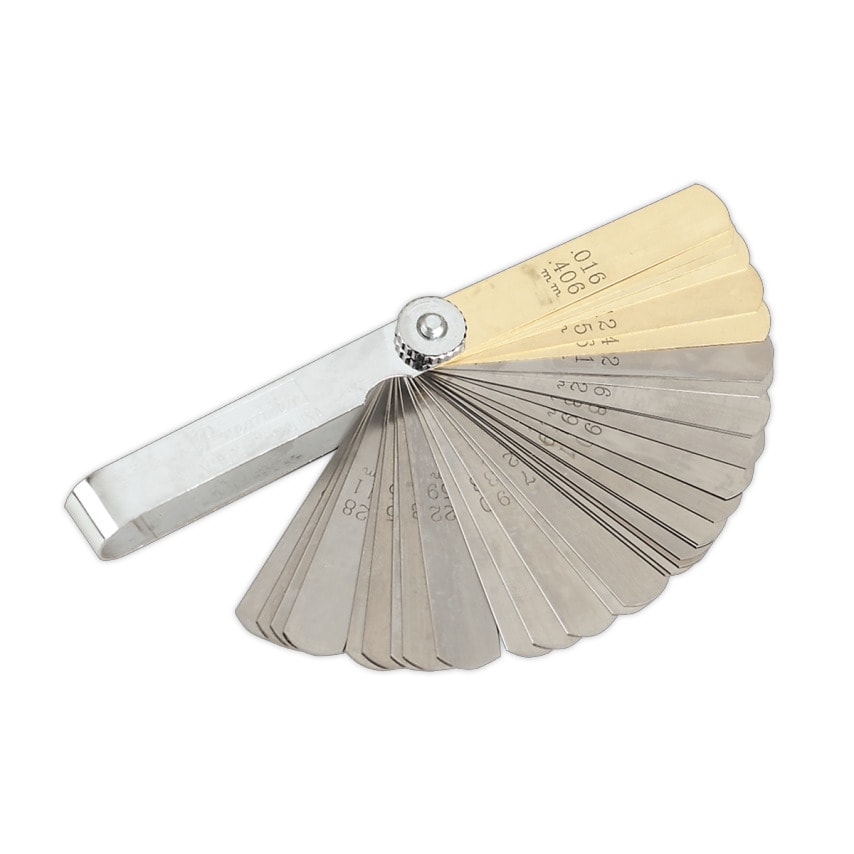 Sealey Feeler Gauge 36 Blade Combo Steel/Brass D at Zoro