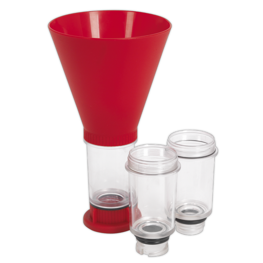 Sealey Engine Oil Funnel 4 Piece - Bmw, Fiat, Ford, Mazda, Mercedes, Toyota/Lexu