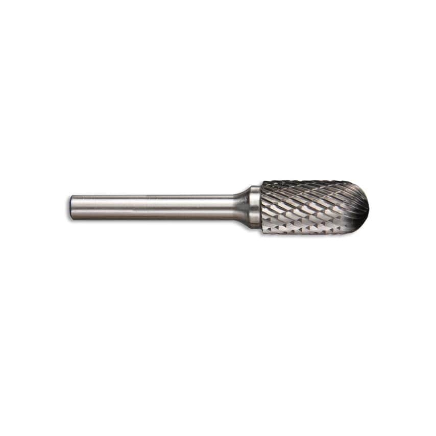 Presto 3/32"X11X3MM Ball Nosed Cylinder Burr Express (Double Cut) Shape C