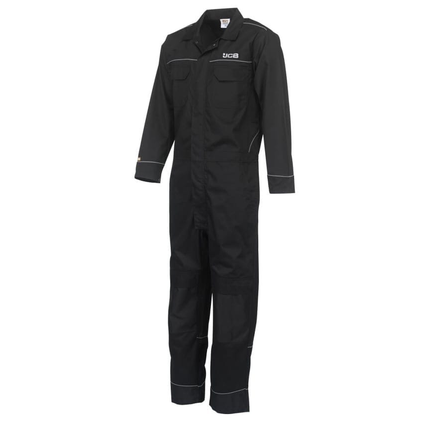 JCB Trade Coverall Black Tall Leg - Small