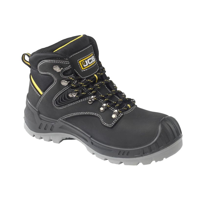 JCB Backhoe Black Boot - S3 SRC - Size 7