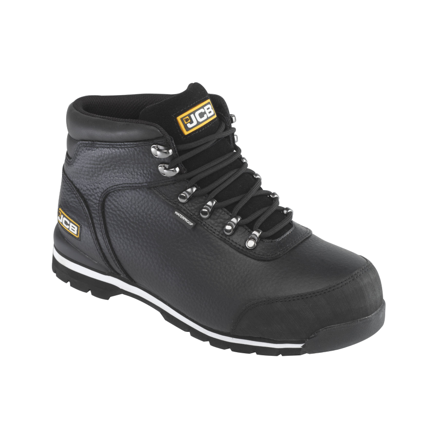 JCB 3CX Black Hiker Boots - S3 WR SRA - Size 12