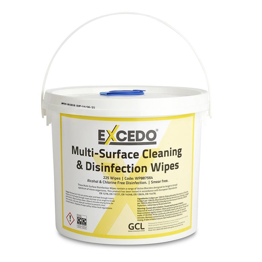 Tradefrog 3.62 Multi-Surface Anti-Bac Cleaning & Disinfectant Wipes - 4 Buckets