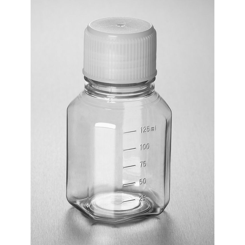 PET Media Bottle Grad Screw Cap Sterile