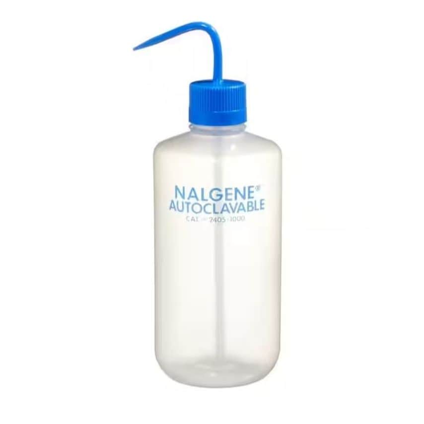 Nalgene Safety Wash Bottles 1L Narrow Mouth Autoclavable - Pack of 12