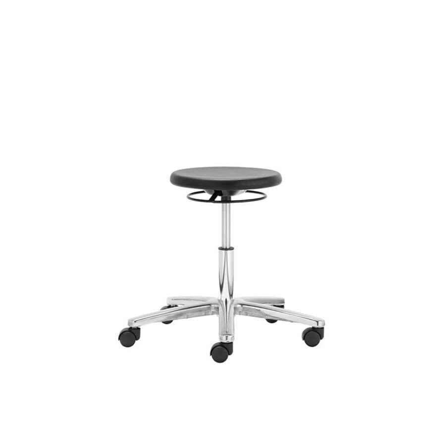 Kaisertech ESD Vinyl Stool Low 500-680mm Castors