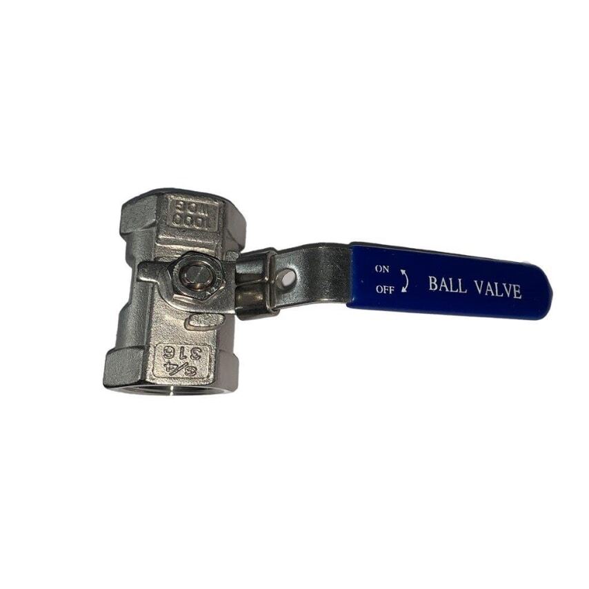 Eco Ball Valve Stainless Steel Ball Valve 1 Piece 1" BSP Thread