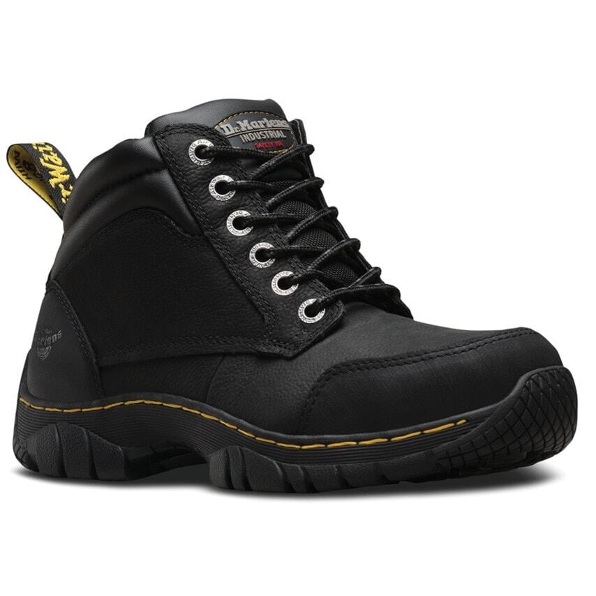 Dr Martens Riverton Black Safety Boots Size 9 24 at Zoro