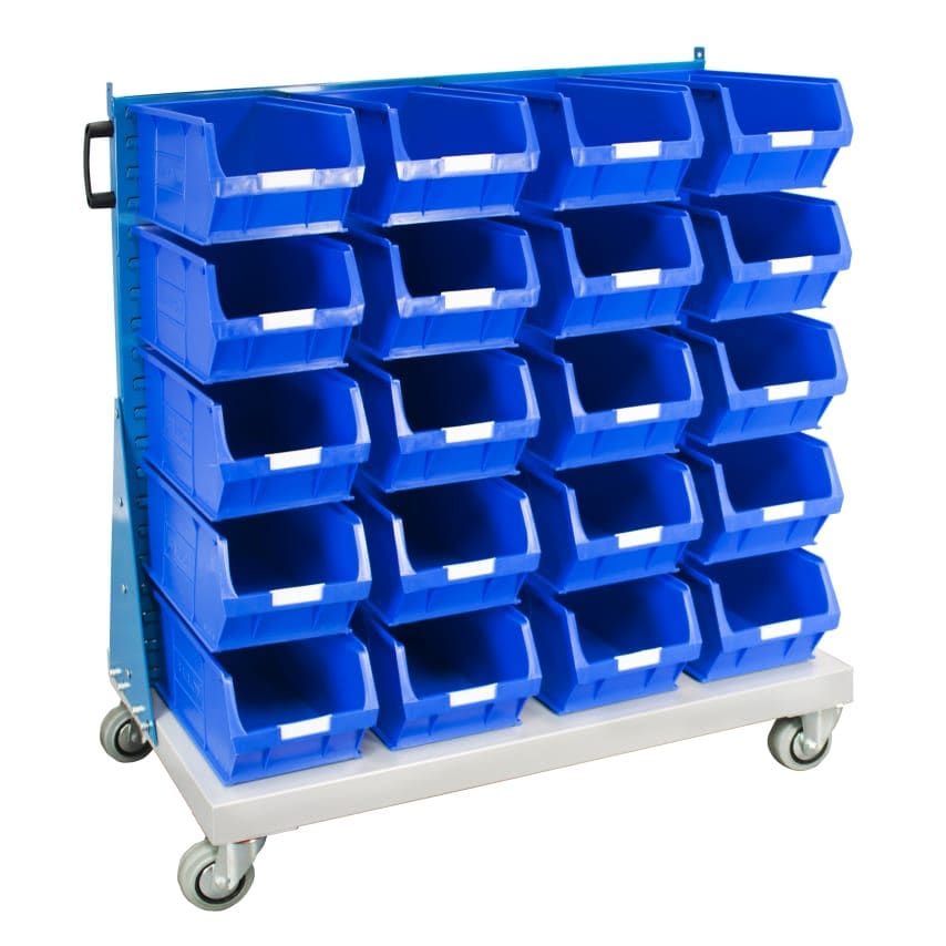 Topstore MTS 4 Single Sided Trolley comes with 20XTC5 Blue