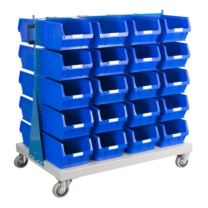 Topstore MTD 4 Double Sided Trolley comes with 40XTC5 Blue