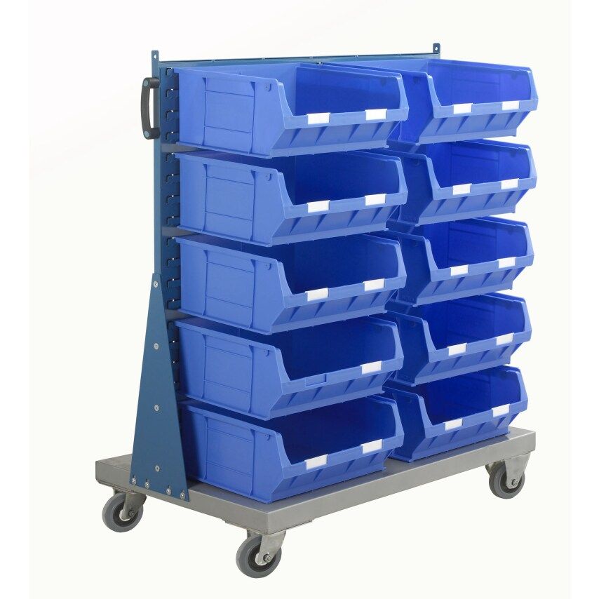 Topstore MTS 4 Single Sided Trolley comes with 10XTC6 Blue
