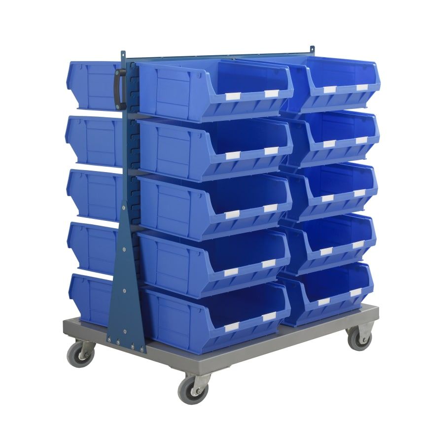 Topstore MTD 4 Double Sided Trolley comes with 20XTC6 Blue