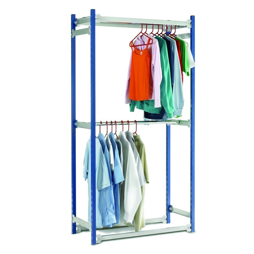 Toprax Garment Hanging Standard Initial Bay - 2000 x 942 x 628 - comes with 2 Ha