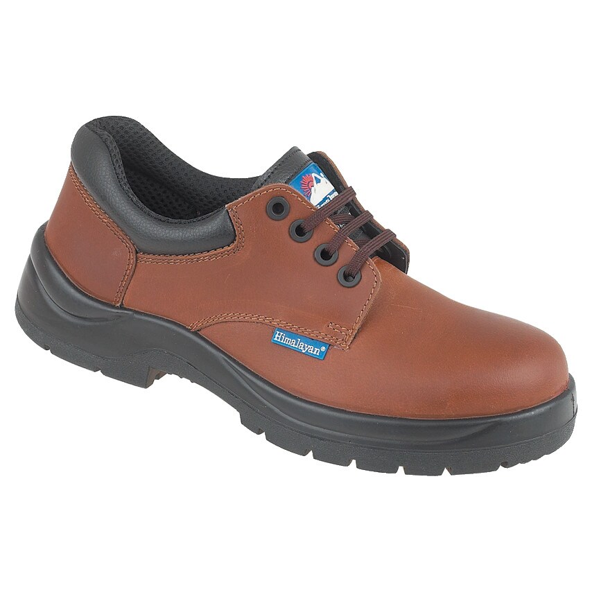 Himalayan 5118 Hygrip Brown Leather S3 Safety Shoe - Size 4