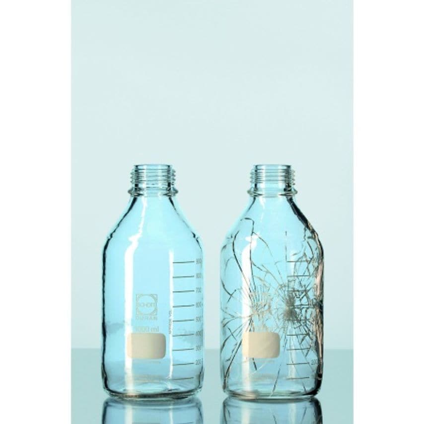 Duran DURAN protect Laboratory bottle with DIN thread plastic coated GL 25 witho