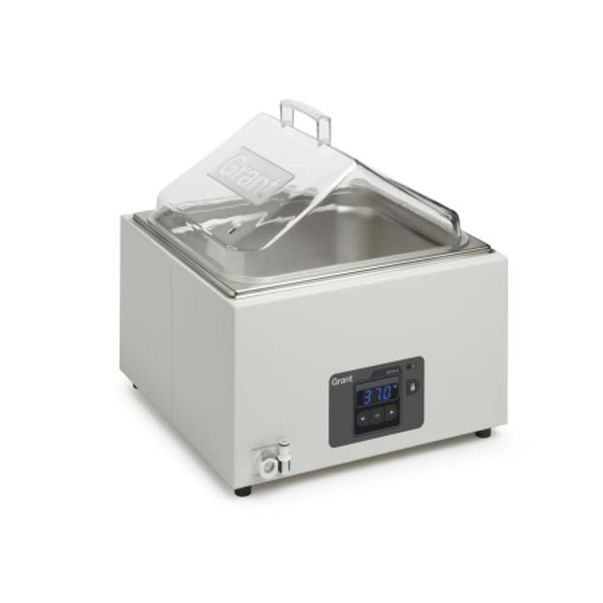 Grant Grant JB Nova 12L digital unstirred water bath with Polycarbonate lid and