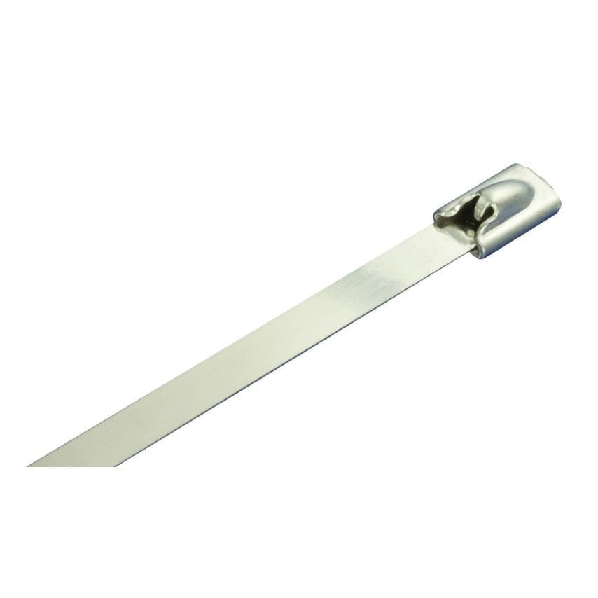 KrimpTerm Cable Ties, Stainless Steel, 300mm x 4.6mm, Pack of 100