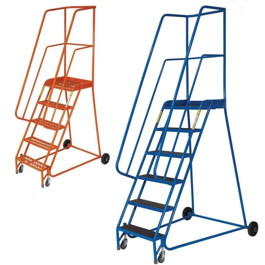 GPC Industries MS1806m Fort Delta 6 Step Expanded Steel Treads Orange
