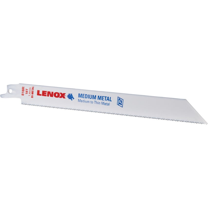 Lenox 20578818R 203 X 19 X 0.9MM 18TPI Metal Cutting Reciprocating Saw Blade Pk-