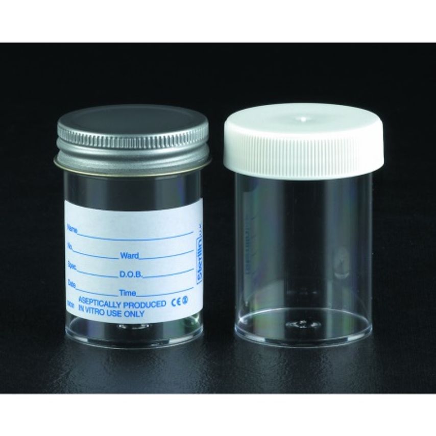 Sterilin Sterilin 125AP 60ml Container No Label Plastic Cap PK300