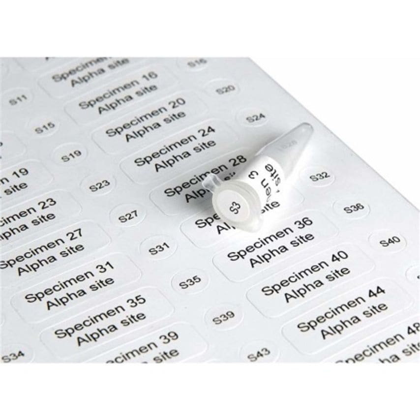 Heathrow Laser Cryo Labels 24x12.5mm PK2380