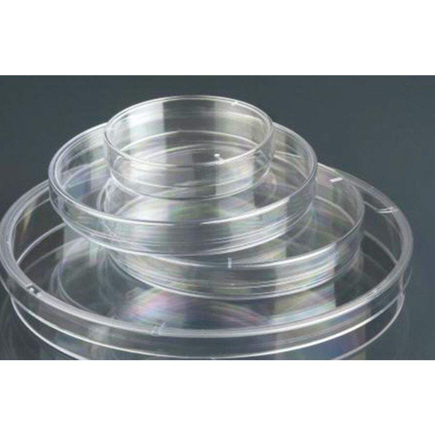 Clearline ClearLine Aseptic Petri Dishes with 3 Vents,  90x13mm (Diam x H), Poly