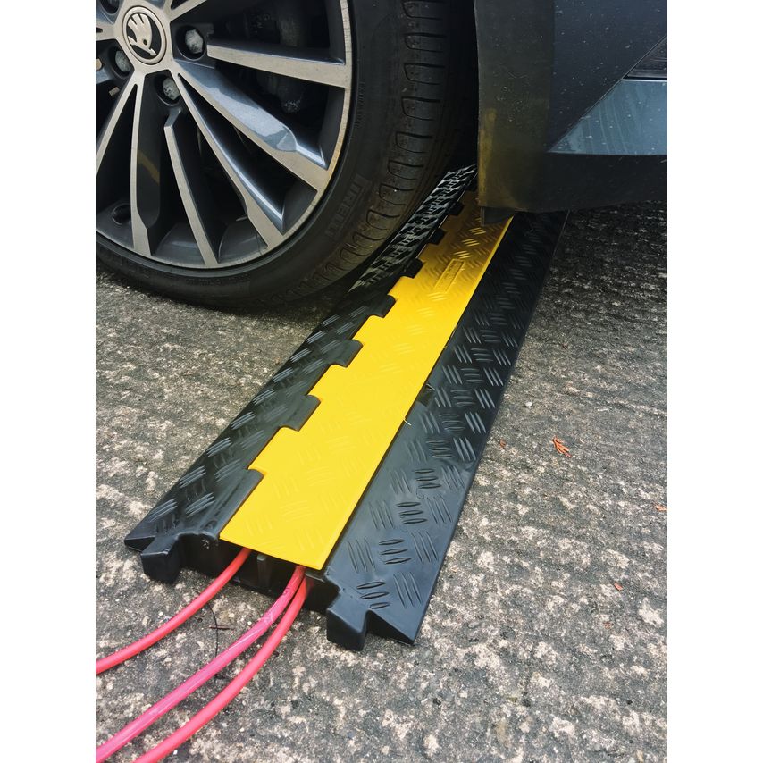 Moravia Traffic-line Cable/Hose Protection Ramp - 970 x 250 x 50mmH - 2 Channel