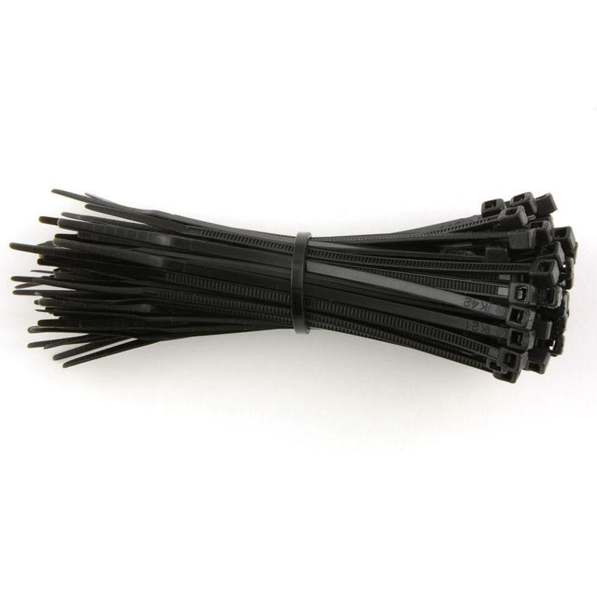 Valuex Cable Ties 100 x 2.5mm Black, Pack of 100