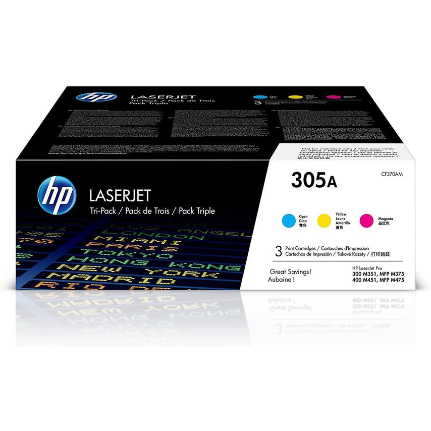 HP HP 305A Multipack Standard Capacity Toner 3x 2.6K pages for HP LaserJet Pro M