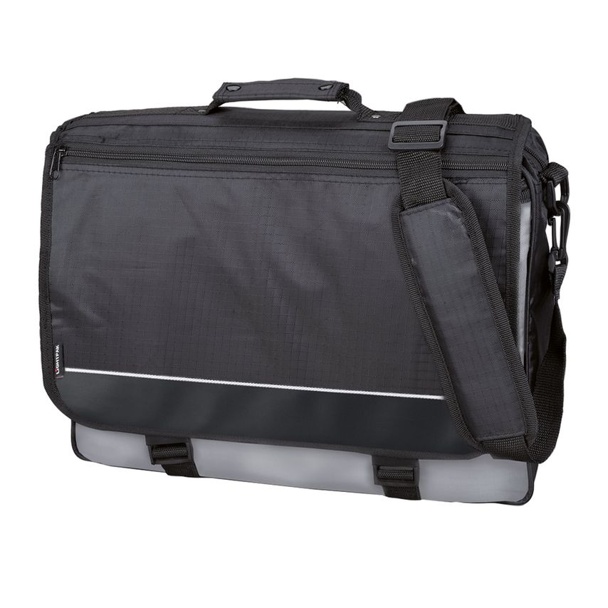 Lightpak Wave Messenger Bag Black/Grey