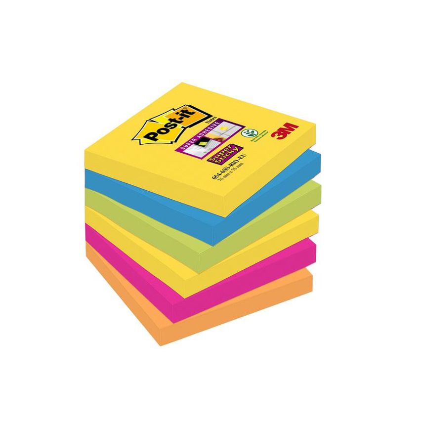 Super Sticky Notes Colours 90 Sheets