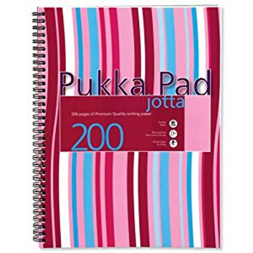 Pukka Pad Pukka Pad Jotta A4 Wirebound Polypropylene Cover Notebook Ruled 200 Pa