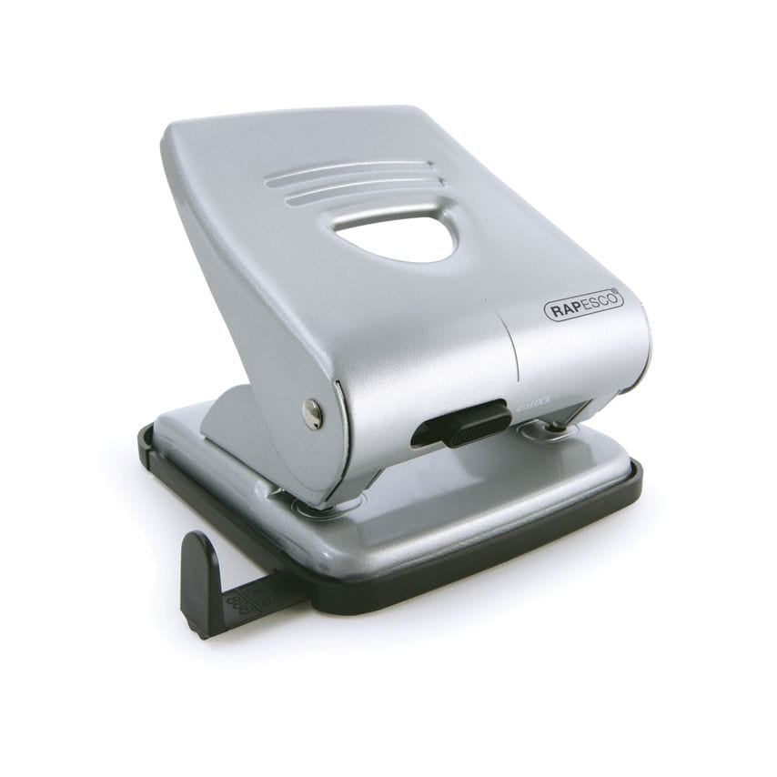 Rapesco Rapesco 2 Hole Punch 30 Sheet Capacity, Silver | Desk Accessories > Hole Punches > Hole Punches